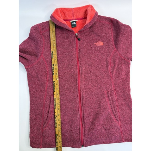 The North Face Heathers Pink Fleece Jacket Size See Measurments - Picture 6 of 6